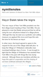 Mobile Screenshot of nymillsnotes.wordpress.com