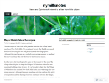 Tablet Screenshot of nymillsnotes.wordpress.com