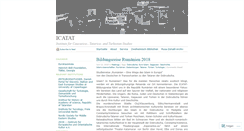 Desktop Screenshot of icatat.wordpress.com