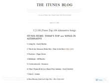 Tablet Screenshot of itunesblog.wordpress.com