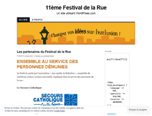 Tablet Screenshot of festivaldelarue.wordpress.com