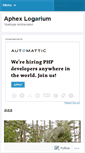 Mobile Screenshot of aphex.wordpress.com