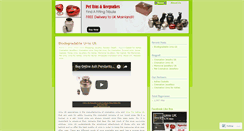 Desktop Screenshot of biodegradableurnsuk.wordpress.com
