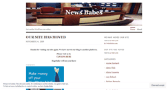 Desktop Screenshot of newsbabes.wordpress.com