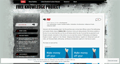 Desktop Screenshot of freeknowledgeproject.wordpress.com