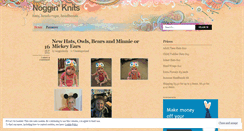 Desktop Screenshot of nogginknits.wordpress.com