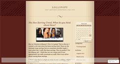 Desktop Screenshot of lollipopy.wordpress.com