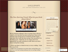 Tablet Screenshot of lollipopy.wordpress.com