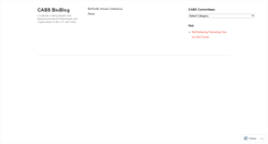 Desktop Screenshot of biocabs.wordpress.com