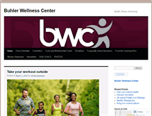 Tablet Screenshot of buhlerwellnesscenter.wordpress.com