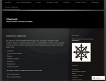 Tablet Screenshot of chaosweb.wordpress.com
