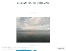 Tablet Screenshot of gilliansouthgoodman.wordpress.com