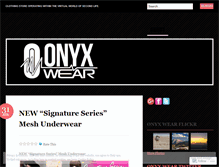 Tablet Screenshot of onyxwear.wordpress.com