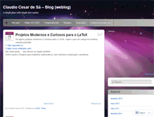 Tablet Screenshot of claudiocesar.wordpress.com