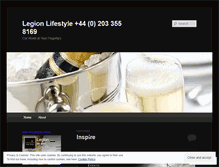 Tablet Screenshot of legionconcierge.wordpress.com