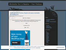 Tablet Screenshot of michelleyexuan.wordpress.com