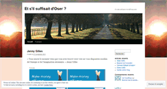 Desktop Screenshot of etsilsuffisaitdoser.wordpress.com