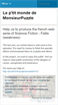 Mobile Screenshot of monsieurpuzzle.wordpress.com