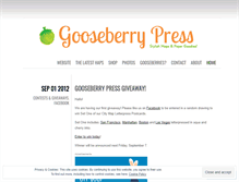 Tablet Screenshot of gbpress.wordpress.com