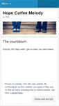 Mobile Screenshot of hopecoffeeandamelody.wordpress.com