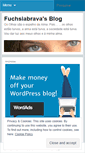 Mobile Screenshot of fuchsiabrava.wordpress.com