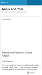 Mobile Screenshot of anniebandtomk.wordpress.com