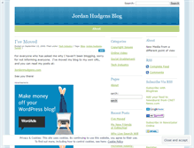 Tablet Screenshot of jordanhudgens.wordpress.com