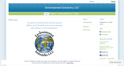 Desktop Screenshot of environmentalindustriesllc.wordpress.com