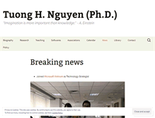 Tablet Screenshot of nhtuong.wordpress.com
