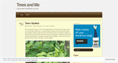 Desktop Screenshot of justinstrees.wordpress.com