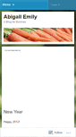 Mobile Screenshot of abigailemily.wordpress.com