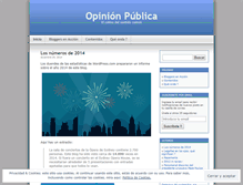 Tablet Screenshot of opiniopublica.wordpress.com