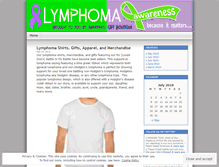 Tablet Screenshot of lymphomawareness.wordpress.com