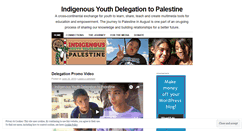 Desktop Screenshot of indigenousdelegation.wordpress.com