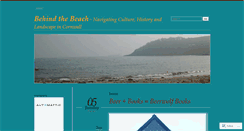 Desktop Screenshot of behindthebeach.wordpress.com