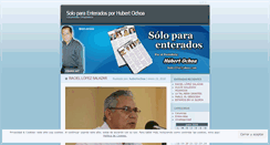 Desktop Screenshot of hubertochoa.wordpress.com