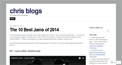 Desktop Screenshot of chrismirig.wordpress.com