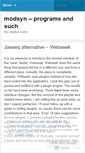 Mobile Screenshot of modsyn.wordpress.com