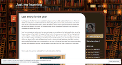 Desktop Screenshot of justmelearning.wordpress.com