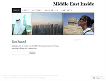 Tablet Screenshot of middleeastinside.wordpress.com