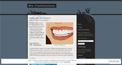 Desktop Screenshot of mrsfrankenscience.wordpress.com