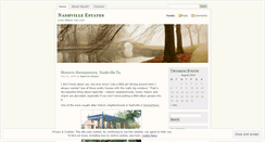 Desktop Screenshot of nashvilleestates.wordpress.com