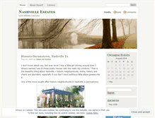 Tablet Screenshot of nashvilleestates.wordpress.com