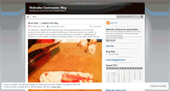 Desktop Screenshot of moleculargastronomy.wordpress.com
