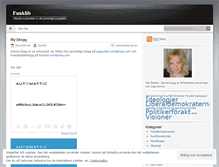 Tablet Screenshot of funklib.wordpress.com