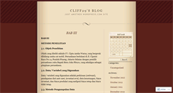 Desktop Screenshot of cliff29.wordpress.com