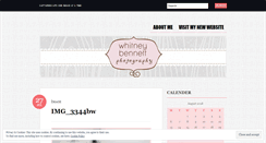 Desktop Screenshot of photographybywhitneybennett.wordpress.com