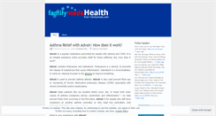 Desktop Screenshot of fmhealth.wordpress.com