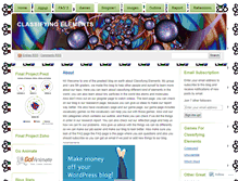Tablet Screenshot of classifyingelements253.wordpress.com