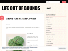 Tablet Screenshot of mylifeoutofbounds.wordpress.com
